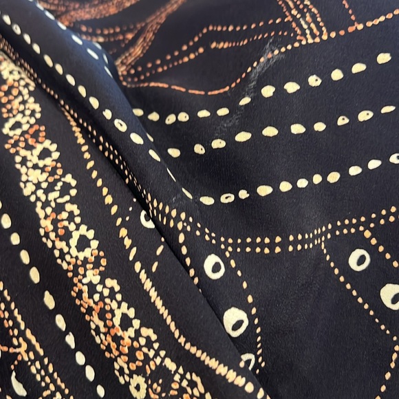 EUC Stone Cold Fox Art Deco Maxi Dress Sz 3 (L) - Picture 7 of 7